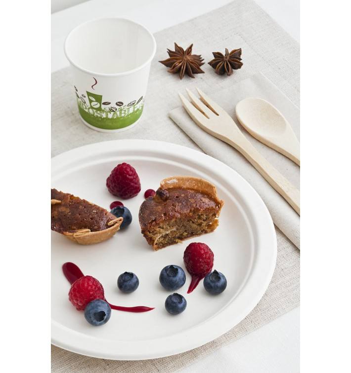 Eco-Friendly Bagasse Plates 9 Inch | BPA-Free Disposable Dinnerware for Parties