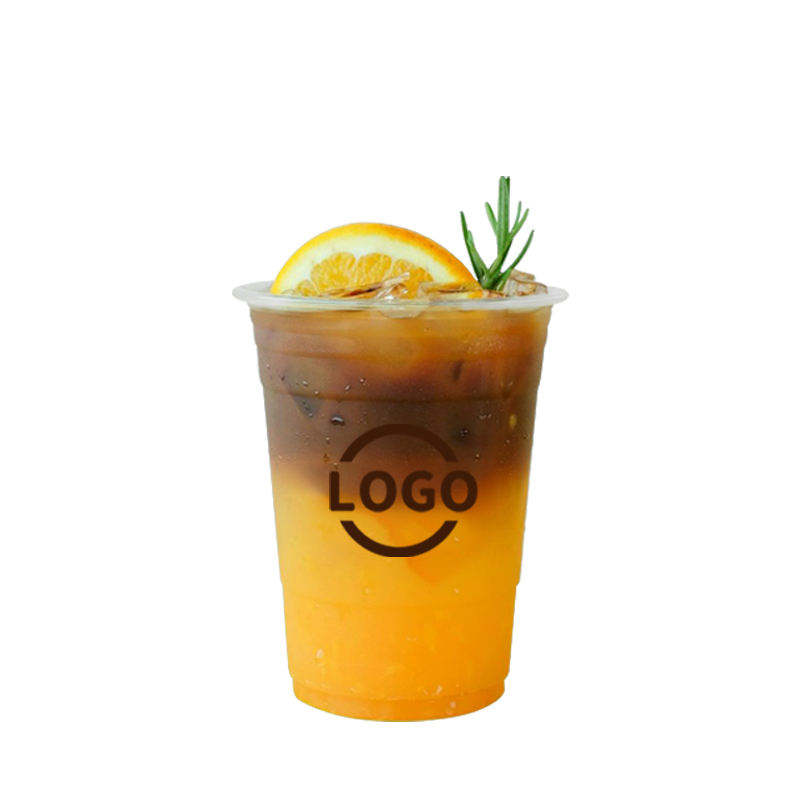 Custom Logo PET/PLA Cold Drink Cups – 8oz to 32oz Eco-Friendly Disposable Cups