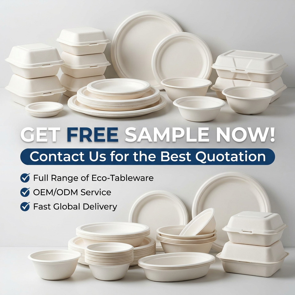 Wholesale Biodegradable Sugarcane Bagasse Tray for Fresh Meat Packaging