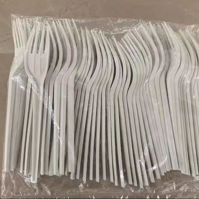 Eco-Friendly CPLA Disposable Cutlery Set – Spoon, Knife, Fork for Takeaway