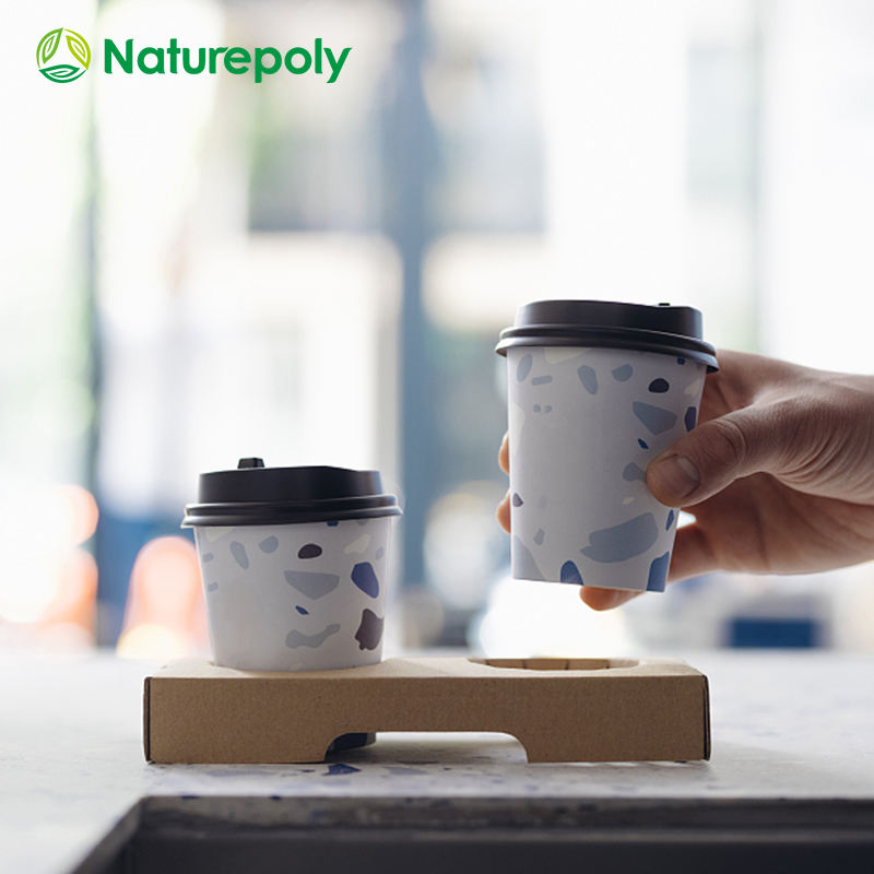 Custom PLA Coated Disposable Coffee Cups – Eco-Friendly Hot Drink Cups (8oz, 12oz, 16oz)