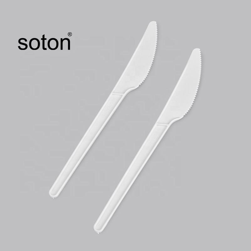 Eco-Friendly CPLA Disposable Cutlery Set – Spoon, Knife, Fork for Takeaway