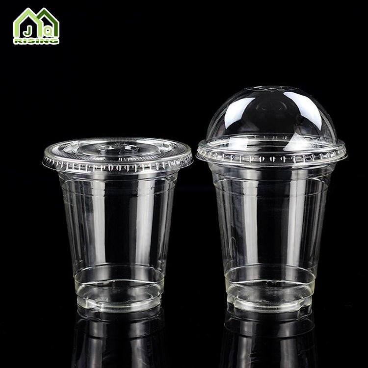Eco-Friendly Biodegradable PLA Compostable Cups with Lids for Coffee & Juice