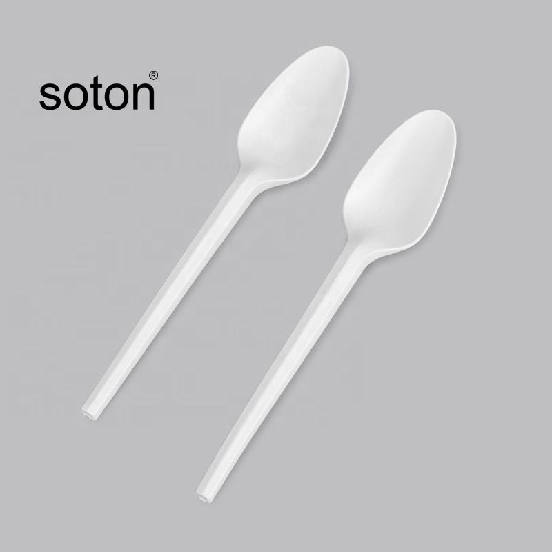 Eco-Friendly CPLA Disposable Cutlery Set – Spoon, Knife, Fork for Takeaway
