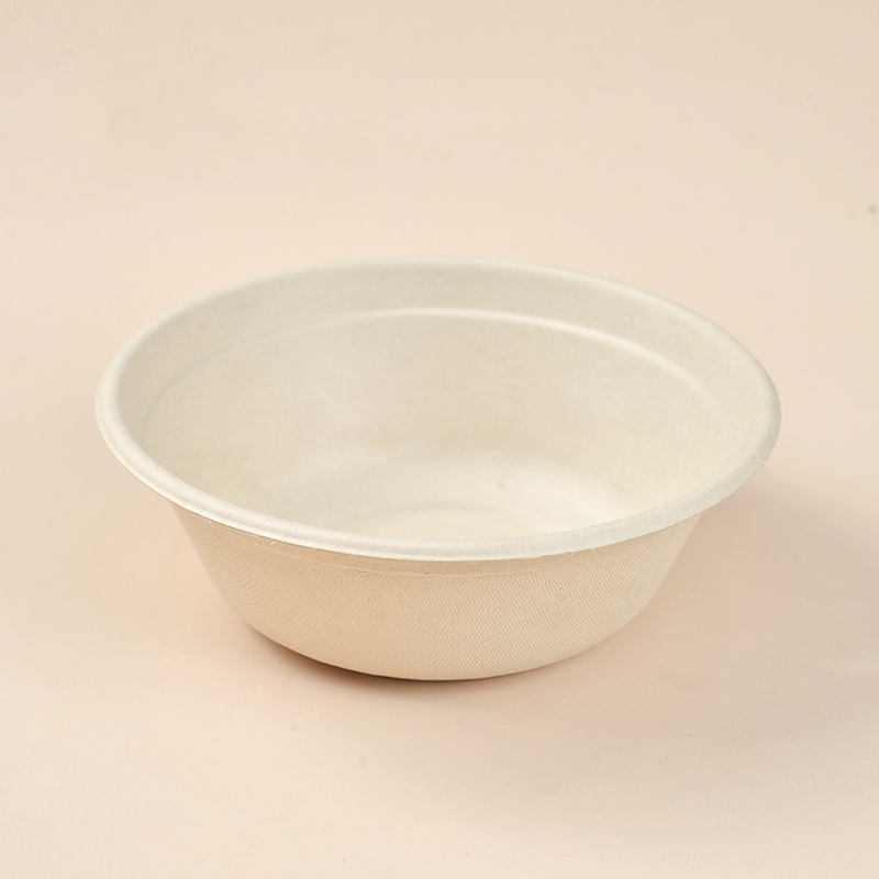 1200ml Sugarcane Bagasse Biodegradable Round Bowl with Lid