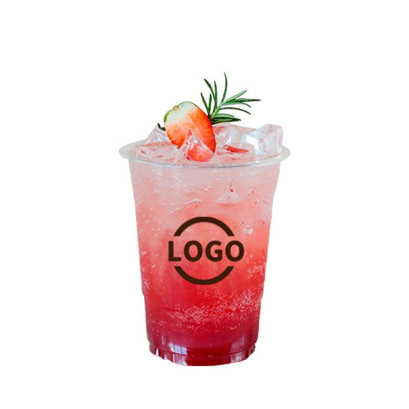 Custom Logo PET/PLA Cold Drink Cups – 8oz to 32oz Eco-Friendly Disposable Cups