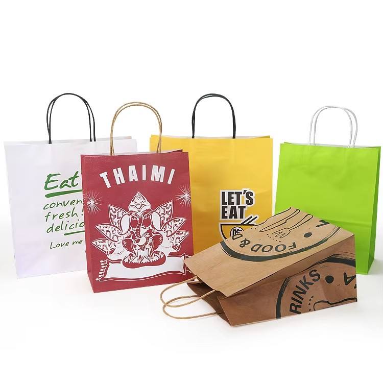 Wholesale Custom Logo Kraft Paper Bags - Eco-Friendly & High Quality