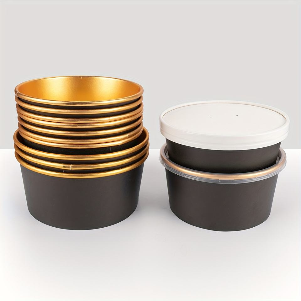 Eco-Friendly Kraft Paper Soup Bowls | Custom Stackable Microwave Safe