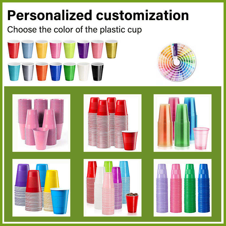 Compostable PLA Cold Drink Cups with Lids - 8/12/16/24 oz, Halal Friendly