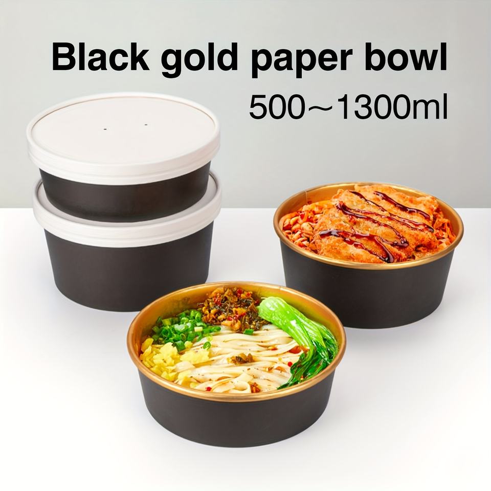 Eco-Friendly Kraft Paper Soup Bowls | Custom Stackable Microwave Safe
