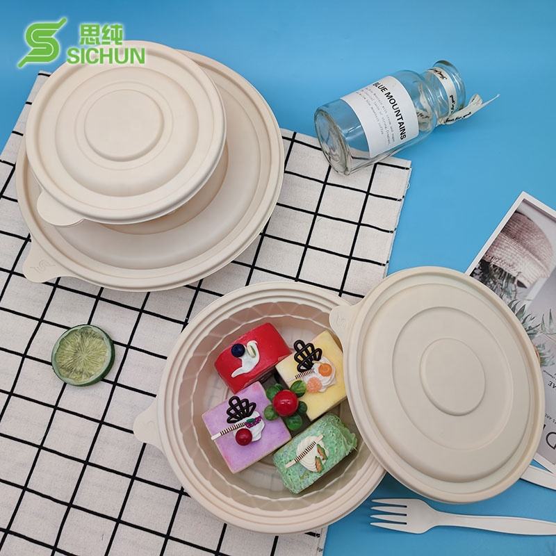 Biodegradable Corn Starch Soup Bowls - 12/16/28/35 oz, Microwave Safe