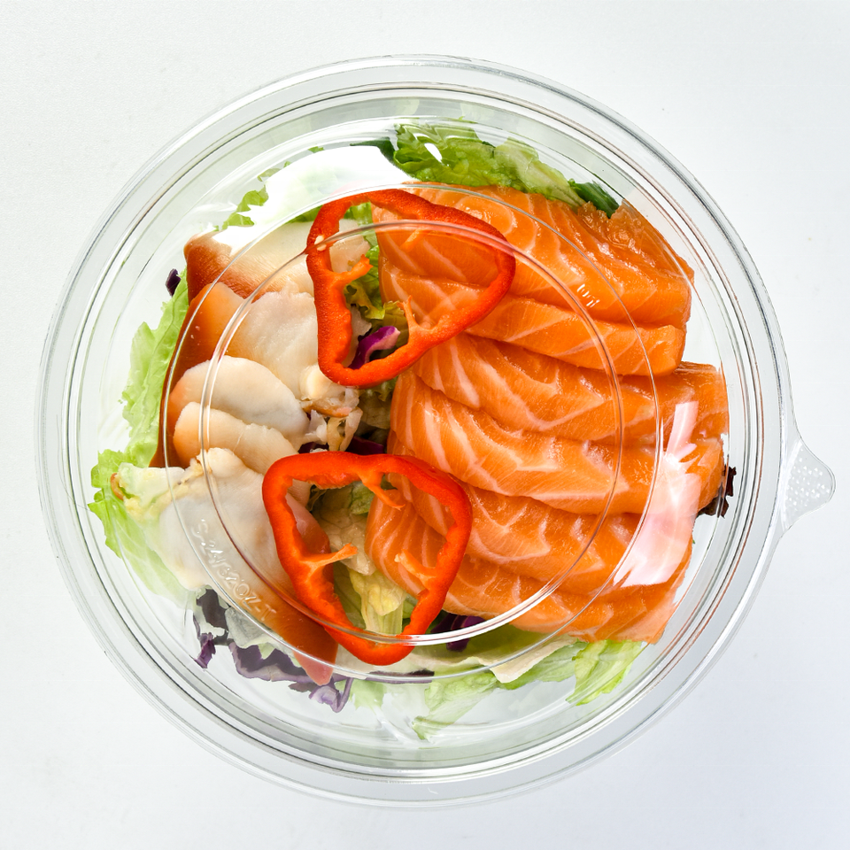 Eco-Friendly Disposable PET Salad Bowls | 8-32 Oz Clear Containers