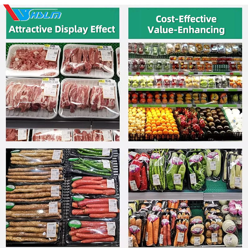 Eco-Friendly Black PET Disposable Tray for Fresh Meat & Fish Packaging