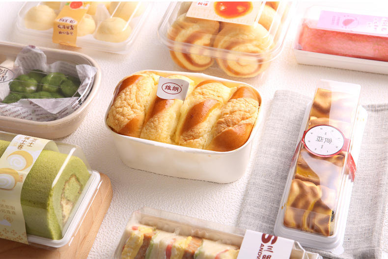 Disposable PET Salad Box - Clear Biodegradable Food Container