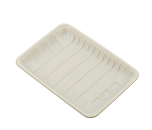 Eco-Friendly Biodegradable Corn Starch Plates | Compostable Food Trays