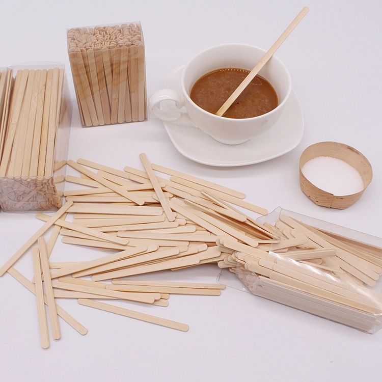 Eco-Friendly Birchwood Coffee Stirrers | Wooden Bar Stir Sticks