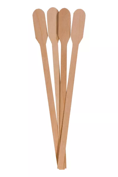 Eco-Friendly Wooden Coffee Stirrers for Cafes & Restaurants - Biodegradable Paddle Mixing Sticks