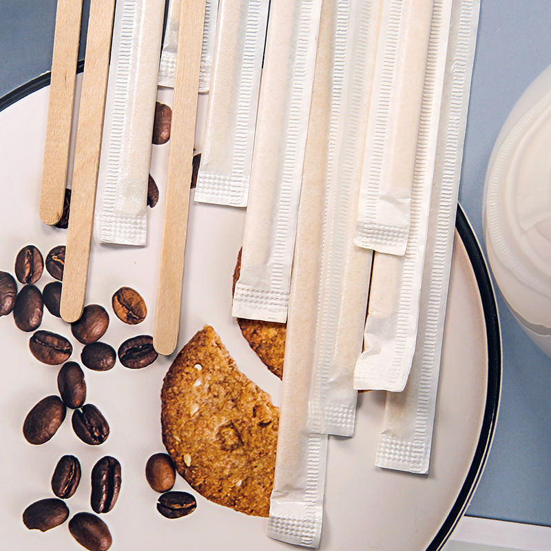 Eco-Friendly Birchwood Coffee Stirrers | Wooden Bar Stir Sticks