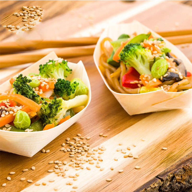 Ecolife 200mm Biodegradable Wooden Chopsticks - Eco-Friendly Custom Disposable Chopsticks for Restaurants & Travel
