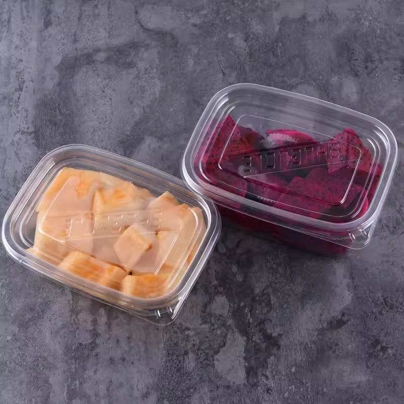 Clear PET Cold Salad Boxes | 750-1200ml Eco-Friendly Food Trays
