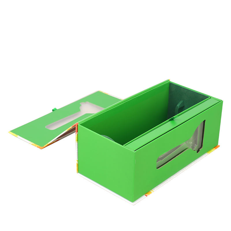 Custom Magnetic Rigid Gift Boxes with Window, UV Printing, Matt Lamination & Sponge Insert