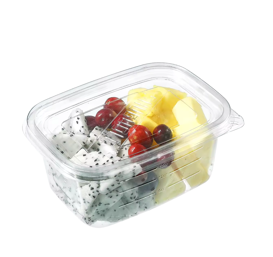 Clear PET Cold Salad Boxes | 750-1200ml Eco-Friendly Food Trays