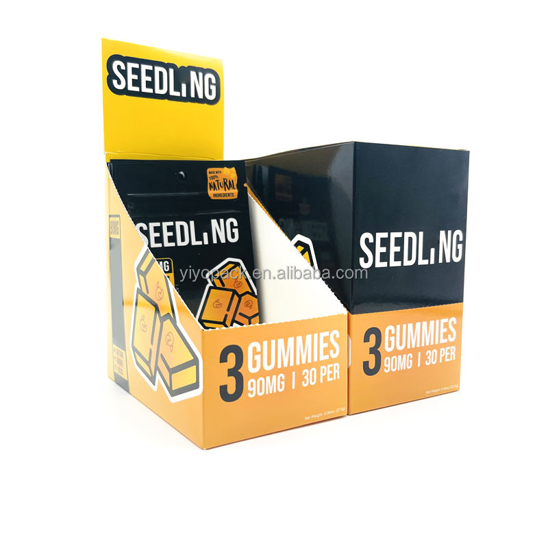 Custom Eco-Friendly Display Box and Mylar Bag Combo Packaging