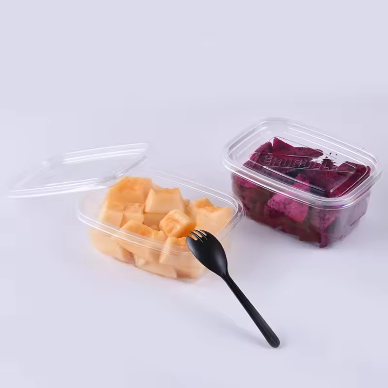 Clear PET Cold Salad Boxes | 750-1200ml Eco-Friendly Food Trays