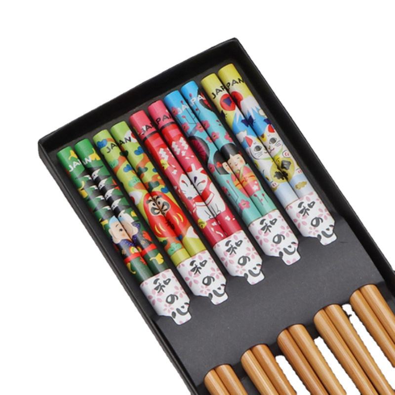 100% Natural Bamboo Chopsticks Set – Eco-Friendly Disposable Chopsticks for Caterers