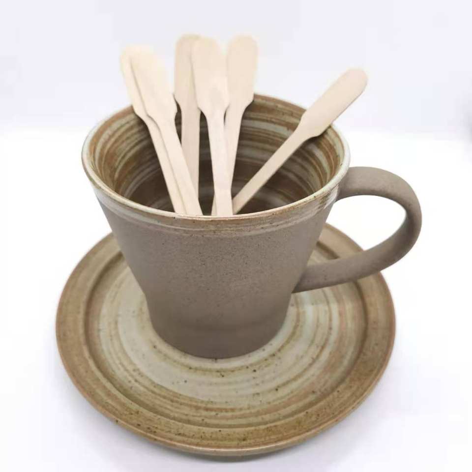 Eco-Friendly Wooden Coffee Stirrers for Cafes & Restaurants - Biodegradable Paddle Mixing Sticks