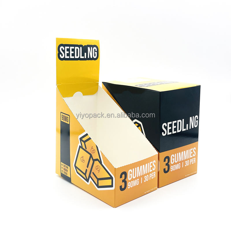 Custom Eco-Friendly Display Box and Mylar Bag Combo Packaging