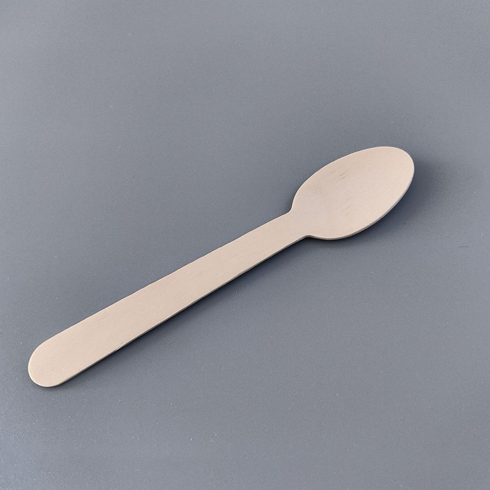 Bulk Biodegradable Wooden Cutlery Set - Eco-Friendly Birch Spoons, Knives & Forks 140mm