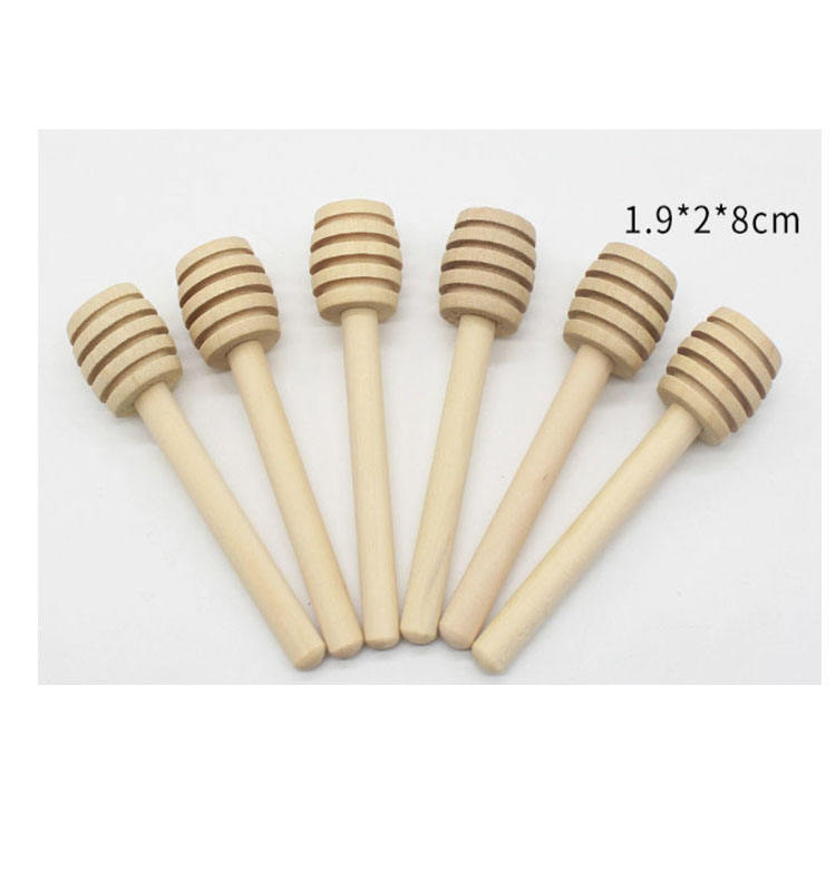 Eco-Friendly Wooden Honey Stirrer Stick for Dispensing & Drizzling