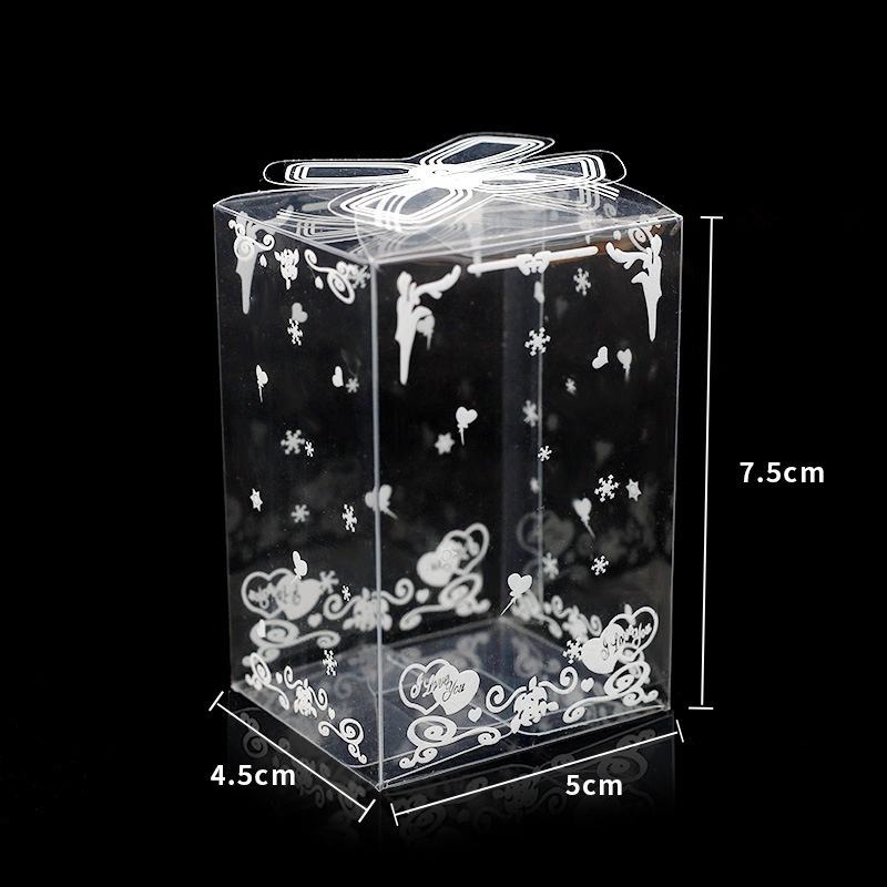Custom Logo Recyclable PET Candy Box – Transparent PVC Soft Box for Sugar Packaging