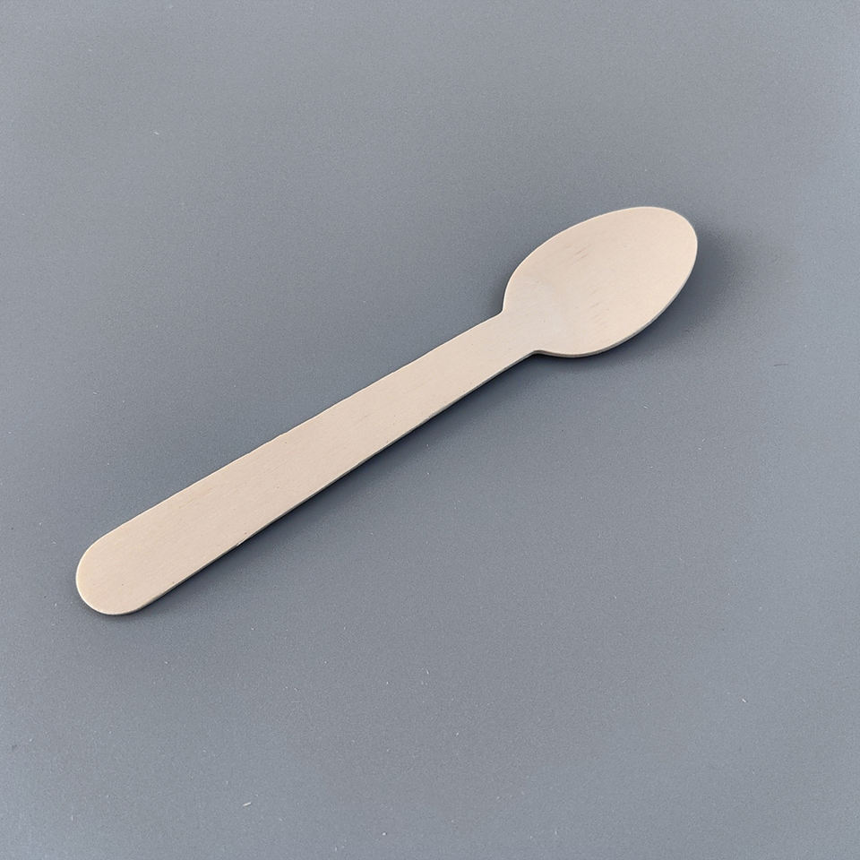 Bulk Biodegradable Wooden Cutlery Set - Eco-Friendly Birch Spoons, Knives & Forks 140mm