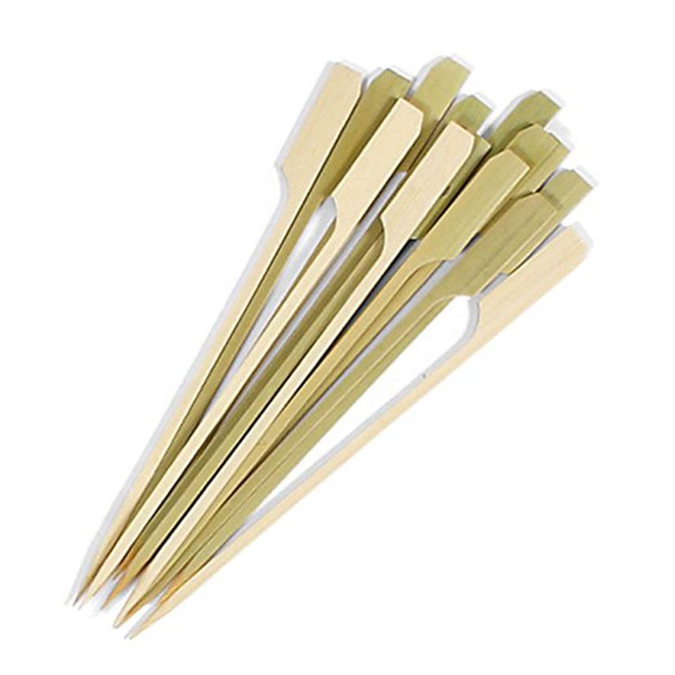 Eco-Friendly Biodegradable Bamboo BBQ Skewers - Paddle Style, Food Grade