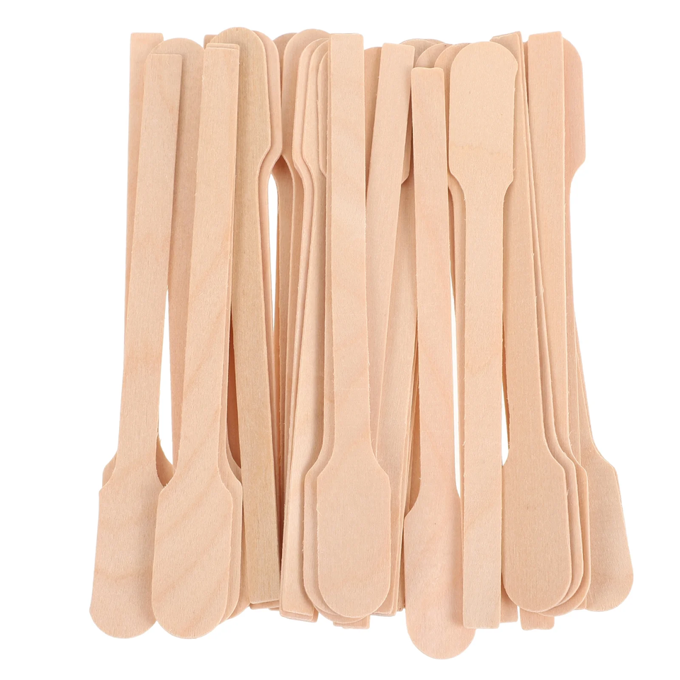 Eco-Friendly Wooden Coffee Stirrers for Cafes & Restaurants - Biodegradable Paddle Mixing Sticks