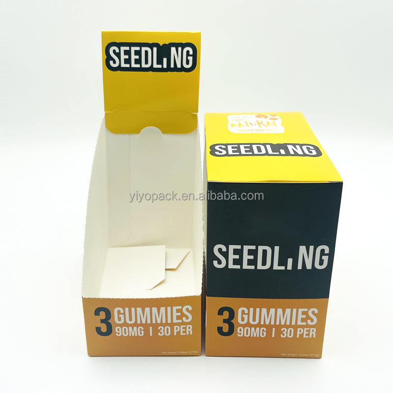 Custom Eco-Friendly Display Box and Mylar Bag Combo Packaging